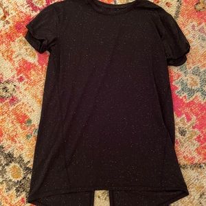 Lululemon tie back speckled tee